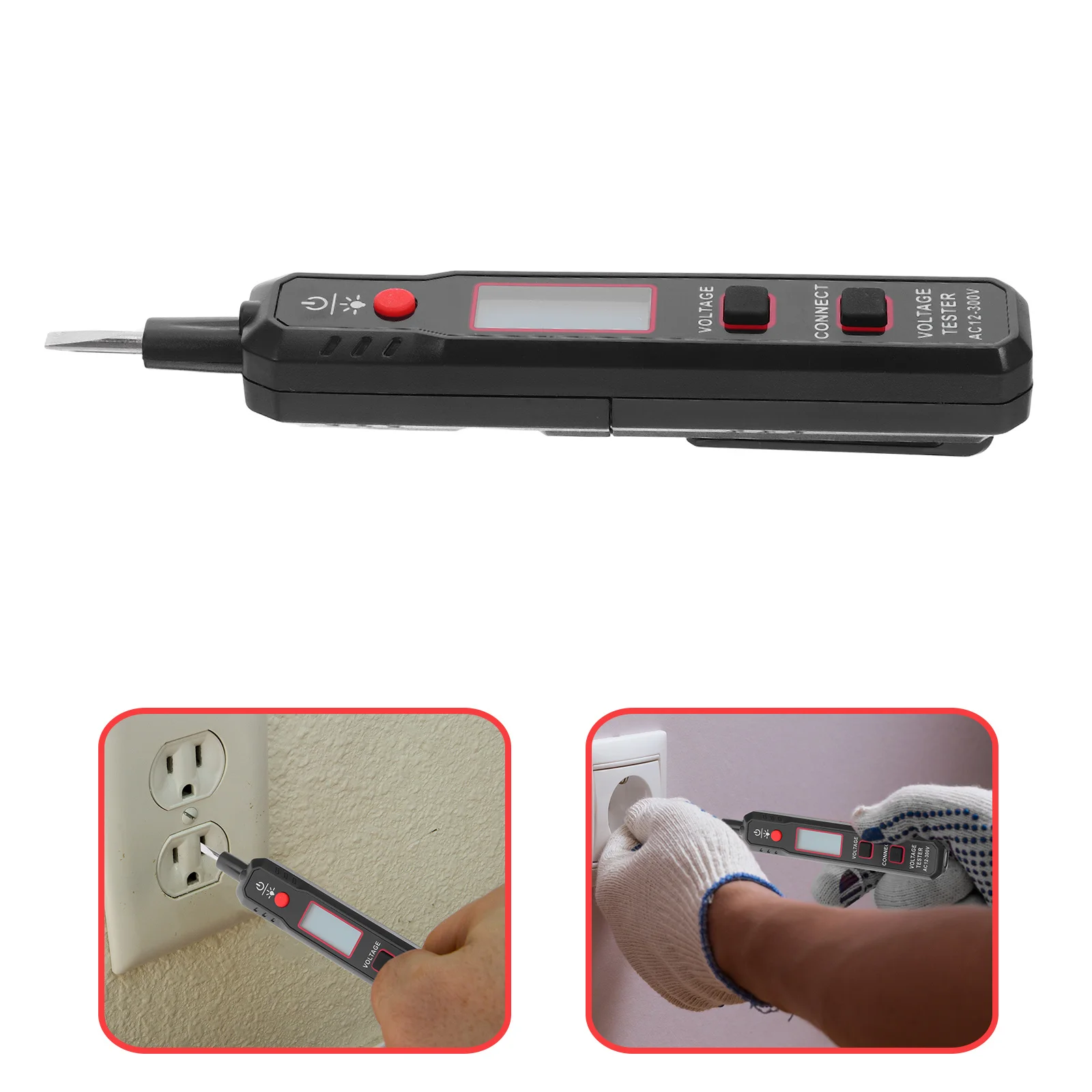 

Multifunctional Voltage Tester Pen Noncontact Electrician Tool Screwdriver LCD Display Accurate Circuit Testing Automotive Home