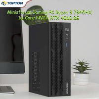 Minisforum Gaming Mini PC AMD Ryzen 9 7945HX 16-Core RTX 4060 8G | 2xDDR5 Windows 11 Pro Mini Tower Computer for 4K Gaming & VR
