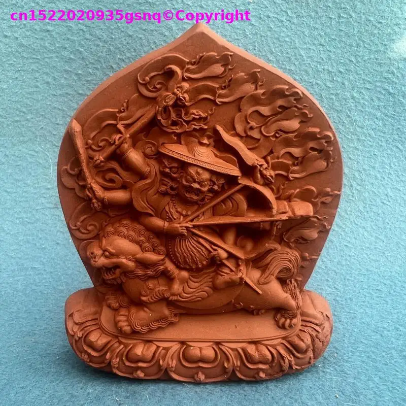 Blessing buddha statue Tibet Buddhism clay Pehar Career Buddha sat-chaya Holy tsha-tsha Buddhist temple altar lama monk worship