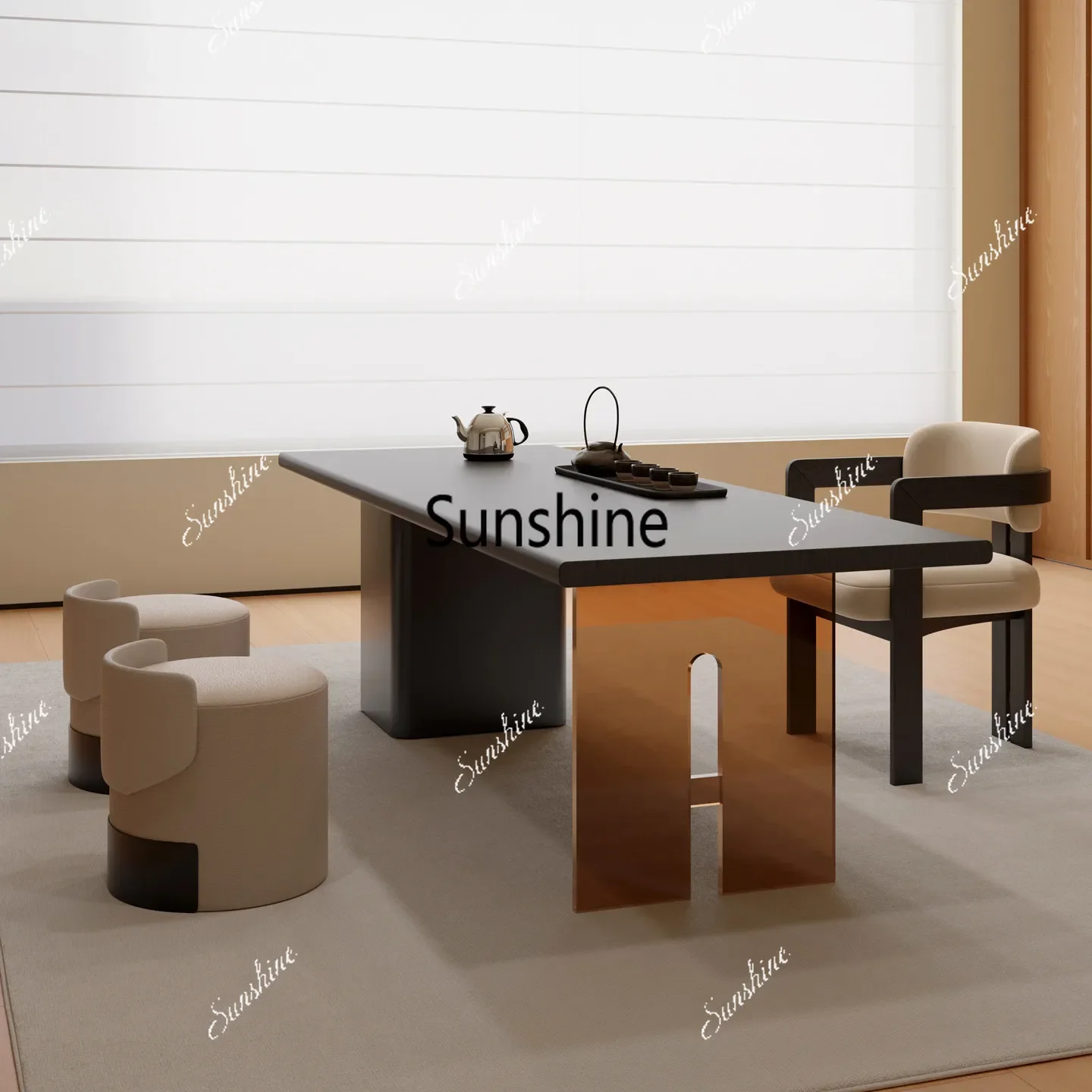 Office living room home tea table simple large board tableT*