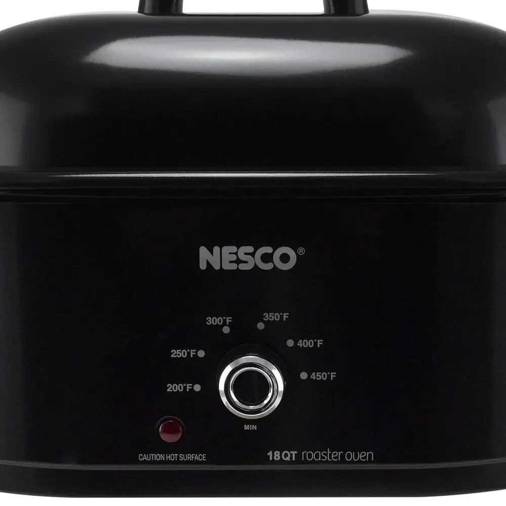 Forno per torrefazione da 18 litri, grande capacità, smalto rimovibile, Cookwell, termostato regolabile, maniglie Cool Touch, approvato UL, programmabile