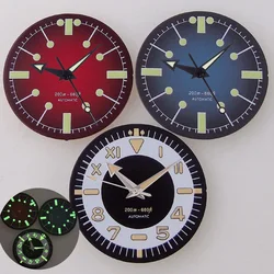 New 31mm Red White Black Blue Watch Dial for NH35 NH36 NH38 Movement Green Luminous For Diving Wristwatch Accessories Parts