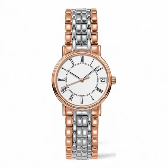 Luxo novo relógio feminino rosa mecânico automático rosa ouro branco dial relógios esportivos