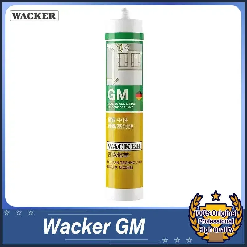 Wacker GM Glazing and Metal 300ml Silicone Sealant with Good Adhesion