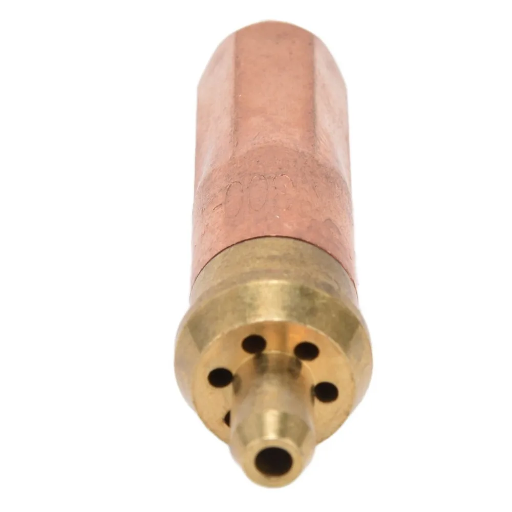 5pcs Gas Welding Equipment Copper Gas Cutting Tip Plum Ring Length 73 mm Propane Cutting Tip Welding Nozzles For Gas Welding