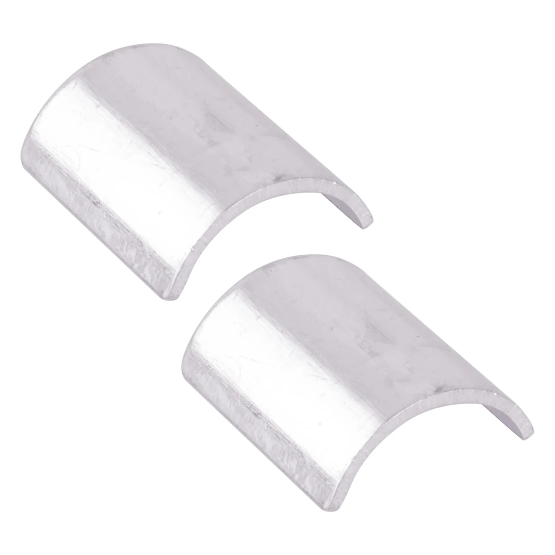 

Aluminum Alloy 1 Pair 7/8" to 1" Motorcycle Handlebar Clamp Conversion Risers Shims Reducer Spacers Silver Universal