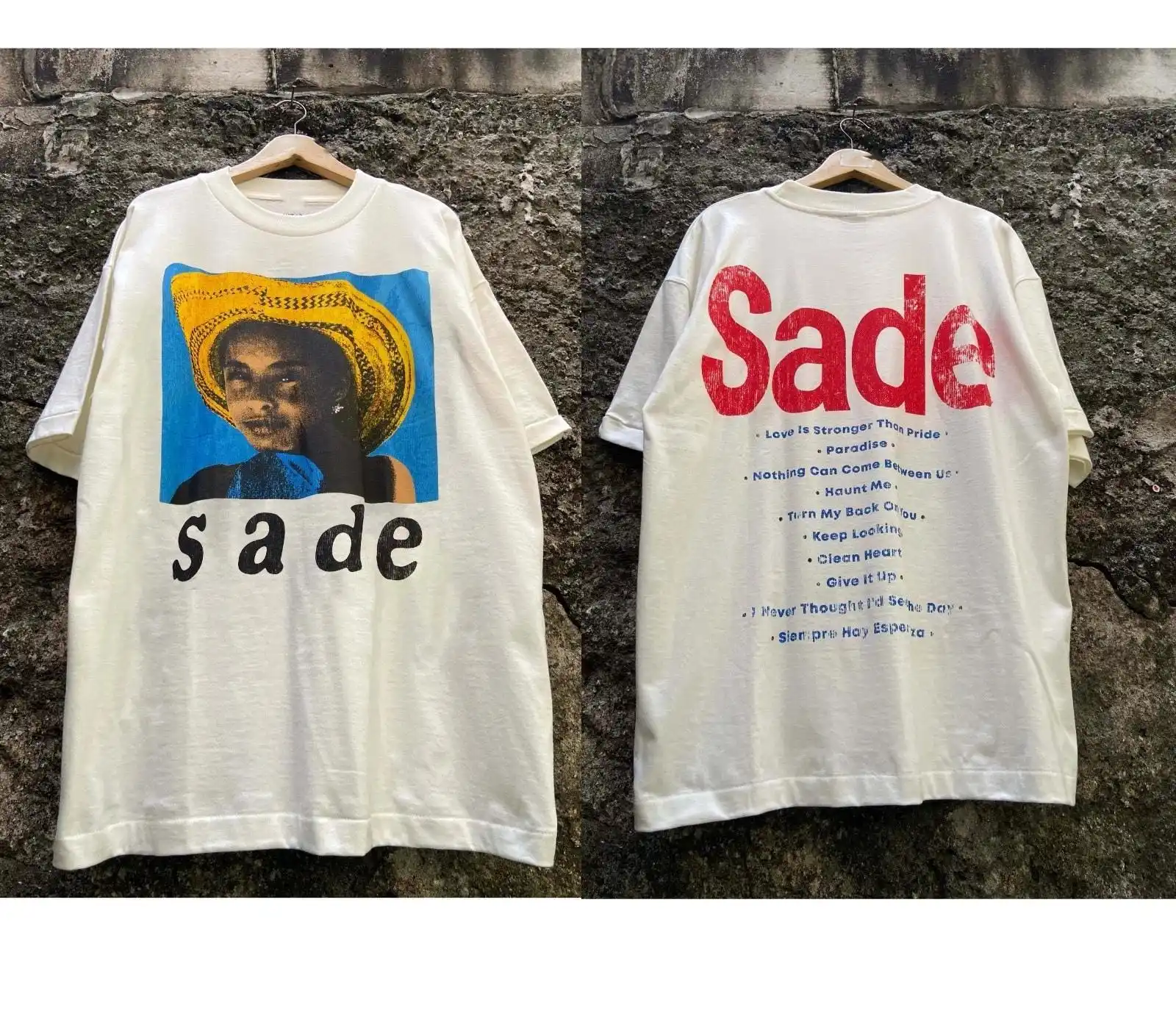 SADE Stronger Than Pride Vintage T-Shirt, Fan Gift Oversized Women's Round Neck Printed T-shirt