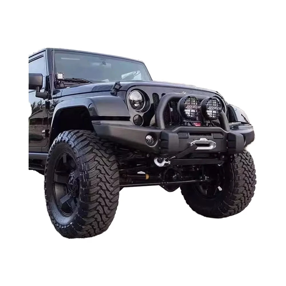 

Off Road Auto Front Bumper Cars Bull bar for jeep Jk 2007+ Body Kits Front Bumperscustom