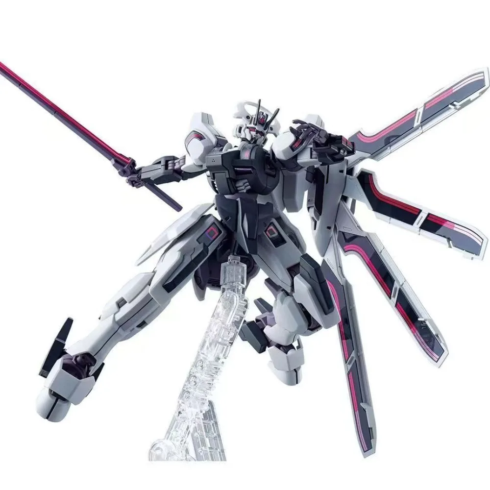 

HG 1/144 Фигурка Schwarzette Witch From Mercury, аниме-меха, модель для сборки с подставкой и наклейками, робот-игрушка, подарок для мальчика/ребенка
