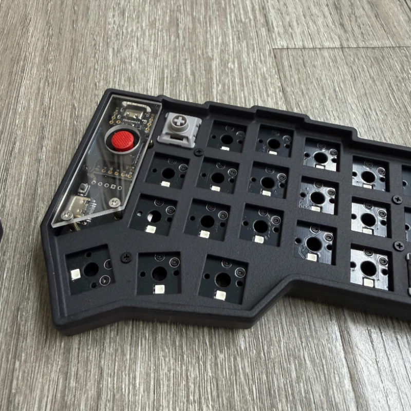 Corne Small Red Dots Split Keyboard Kit Low Profile Supports Qmk VIAL Hot Swap Ergonomic E-sports Gaming Office Keyboard DIY