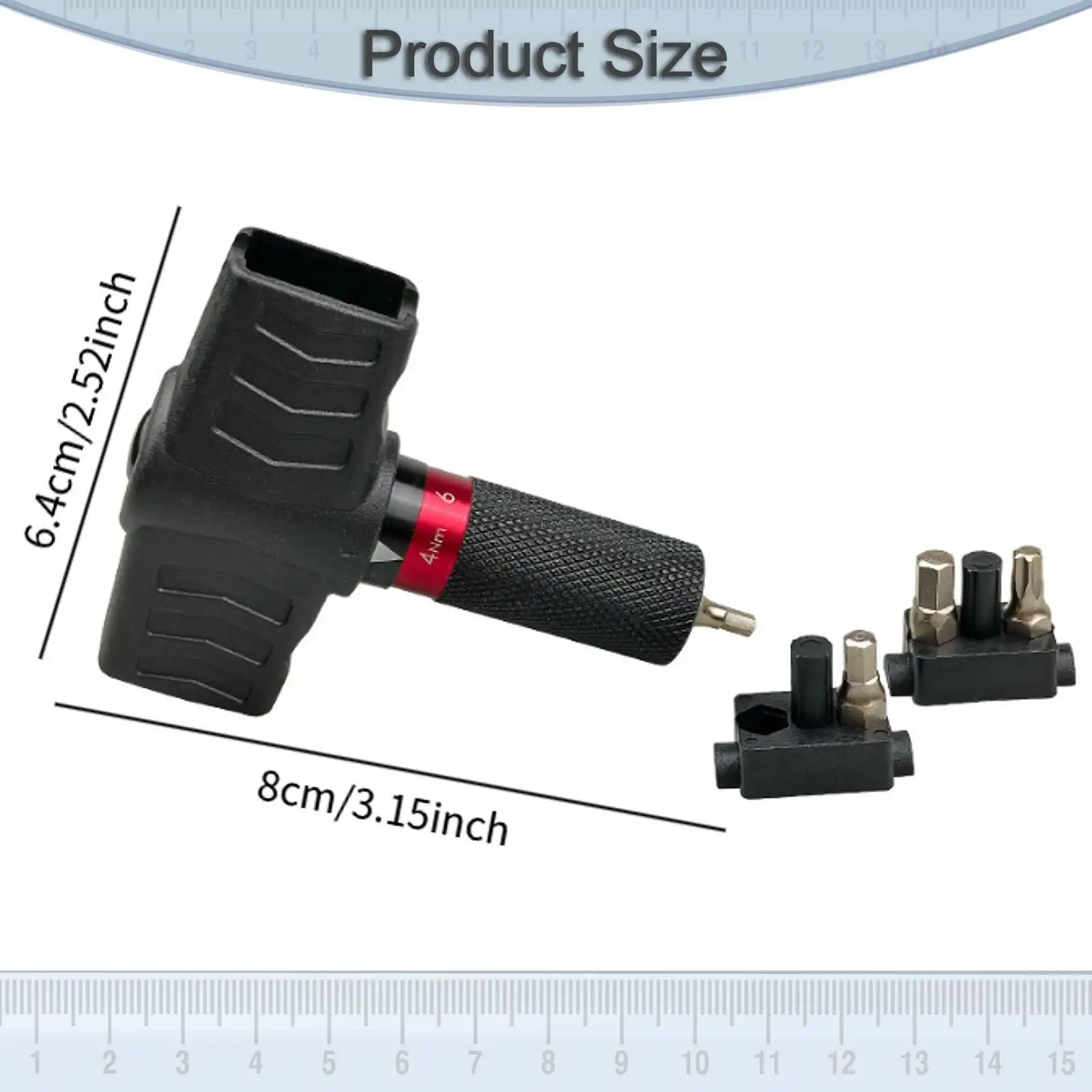High Precision Bicycle Torque Wrench Mini Torque Tool for Bike Assembly Adjustable Hex Key for Home Garage