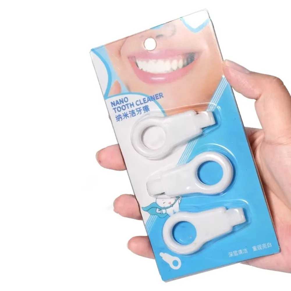 

Portable Nano Toothbrush Removing Plaque Eraser Cleansing Teeth Teeth Cleaning Wipes Tartar Removing Nano Sponge Toothbrush