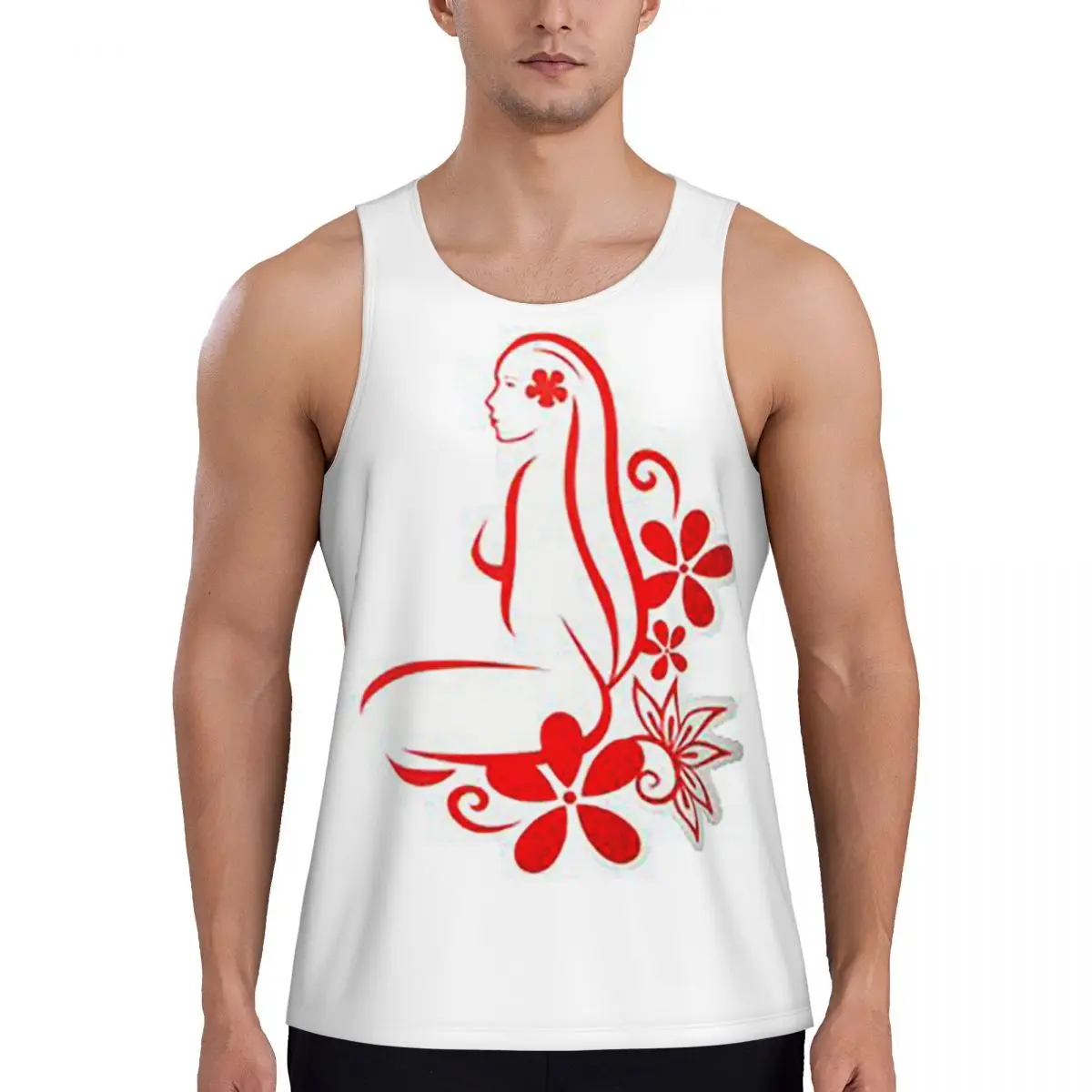 

Quick Dry Hinano Tahiti (1) Gym Tank Muscle Sleeveless Shirt Bodybuilding Breathable Vest