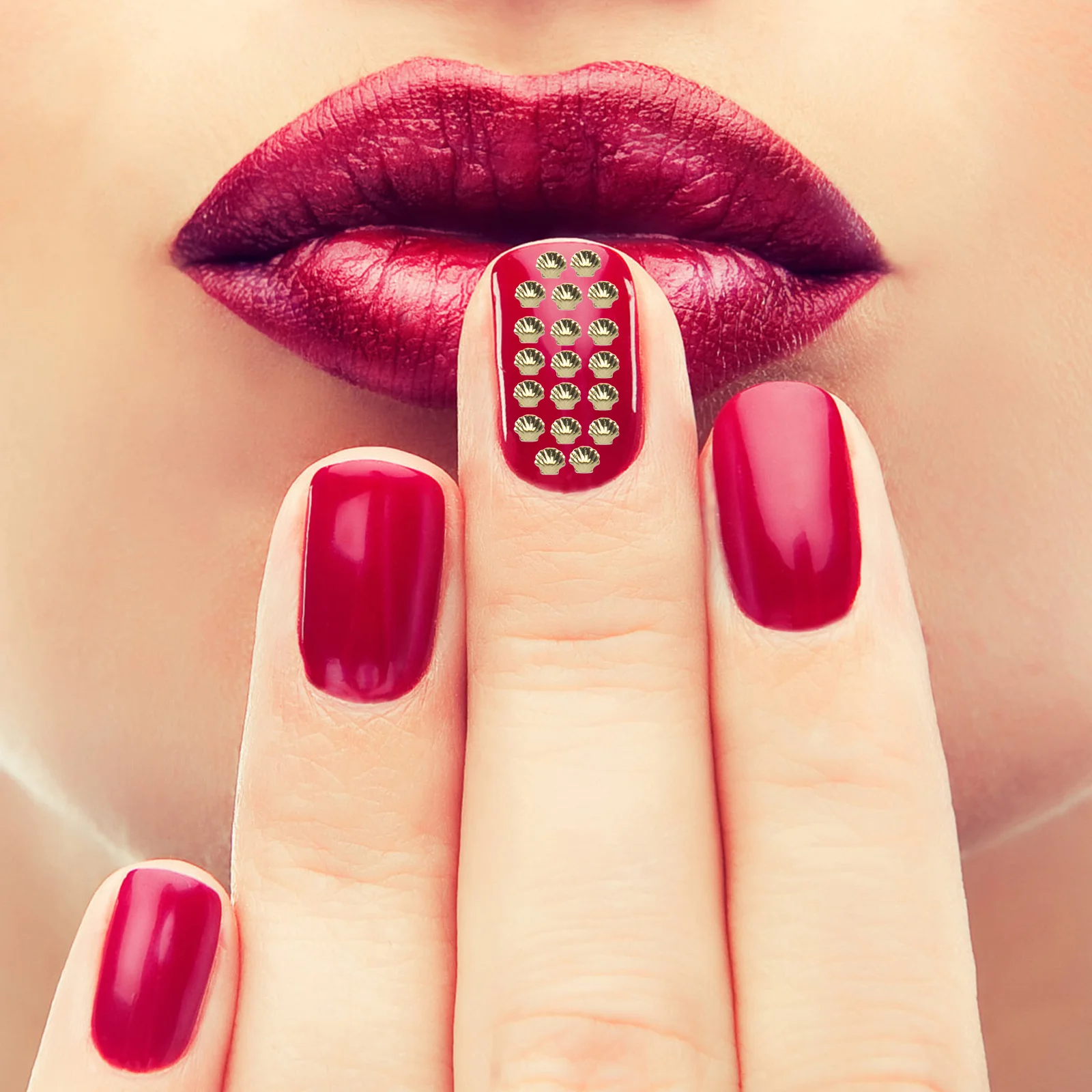 مجموعة واحدة من زينة الأظافر المعدنية المصنوعة من خليط معدني عالي الجودة لسحر الأظافر لحفلات الزفاف ومستلزمات مانيكير #5