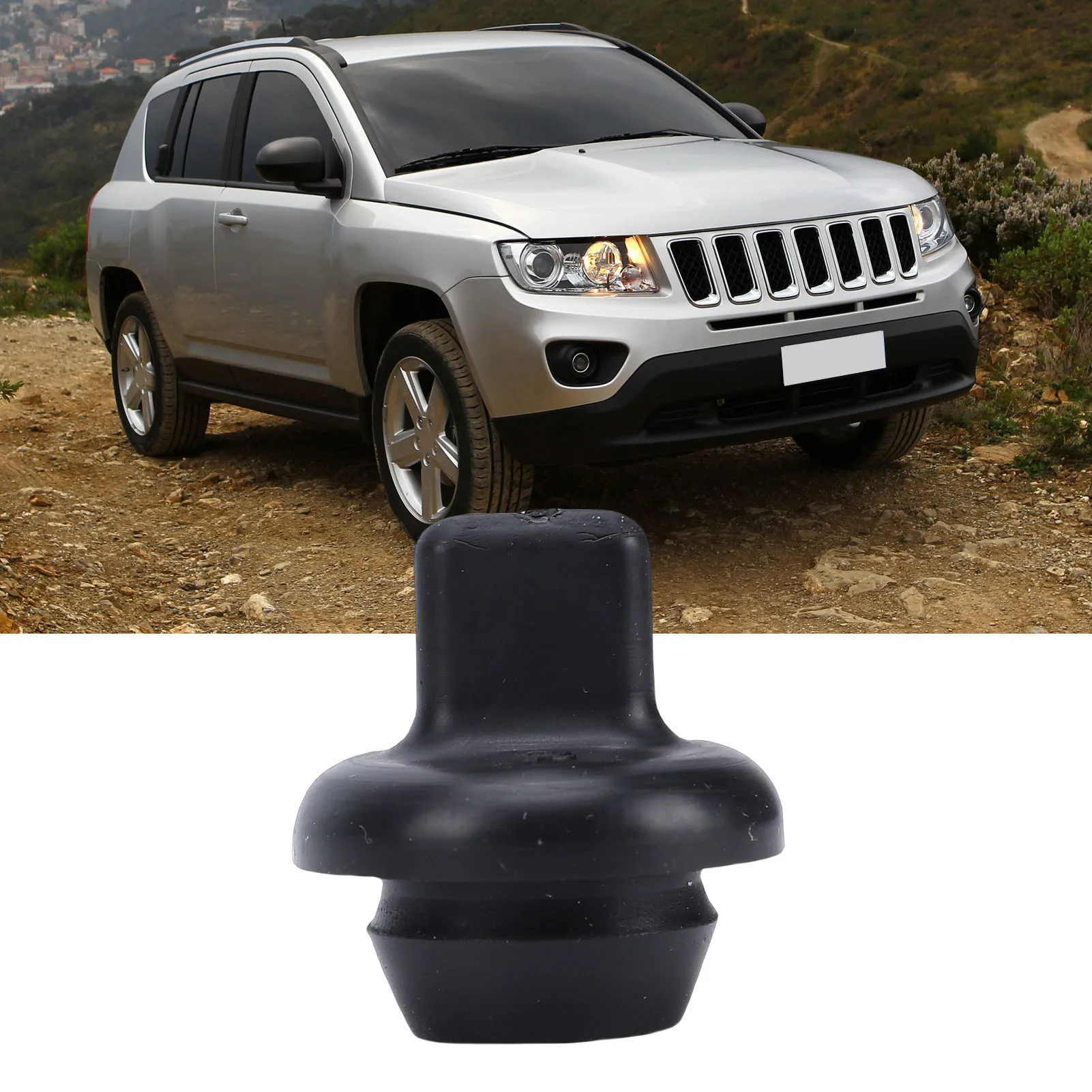 Tapón de llenado de aceite 4348325, repuesto de tapón de llenado de aceite de goma negro para CIRRUS LASER LEBARON PT CRUISER SEBRING 2007-2017