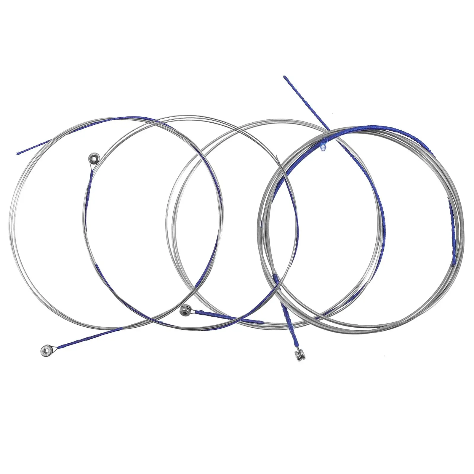 

4 Pcs Acoustic Instrument Parts Replacements Zhongruan String Replacements Musical Accessories Zhongruan String Steel Silver