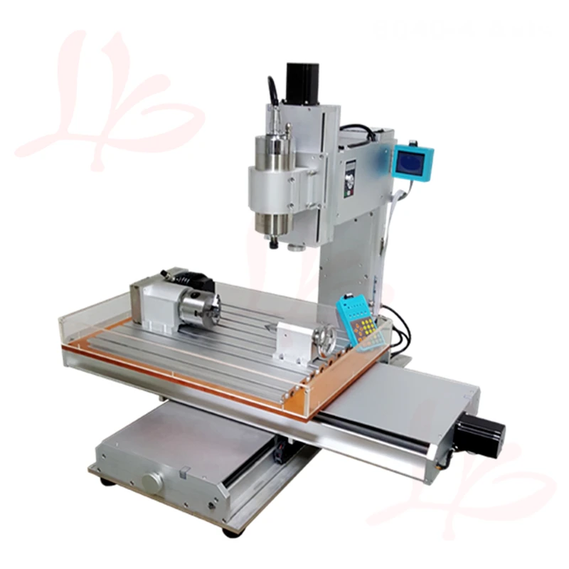 Cnc Engraving Machine 5 Axis CNC Router 6040 Column Type Cutting Milling Machine Lathe 1500W Ball Screw