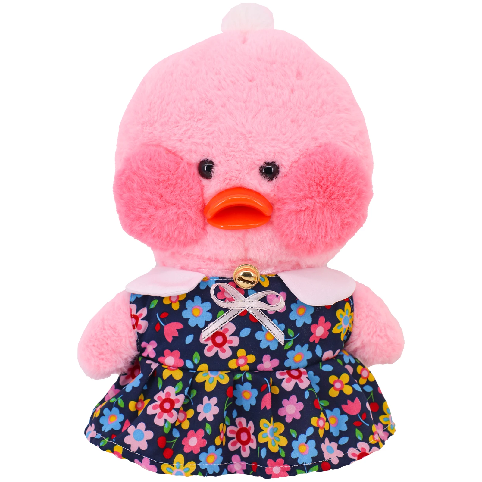 30cm Kawaii Cafe Duck Doll Clothes T-shirts Dress Unique Design Lalafanfan Duck Doll Animal Toys Birthday DIY Gifts For Children