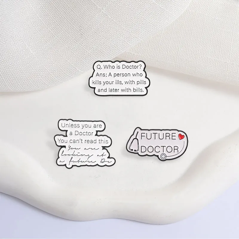 Medizinische Humor-Pins für die zukünftige Arztpraxis – Emaille-Pin-Set als Geschenk für Pflegeschüler, Brosche, Anstecknadel für medizinisches Personal – Detail 6