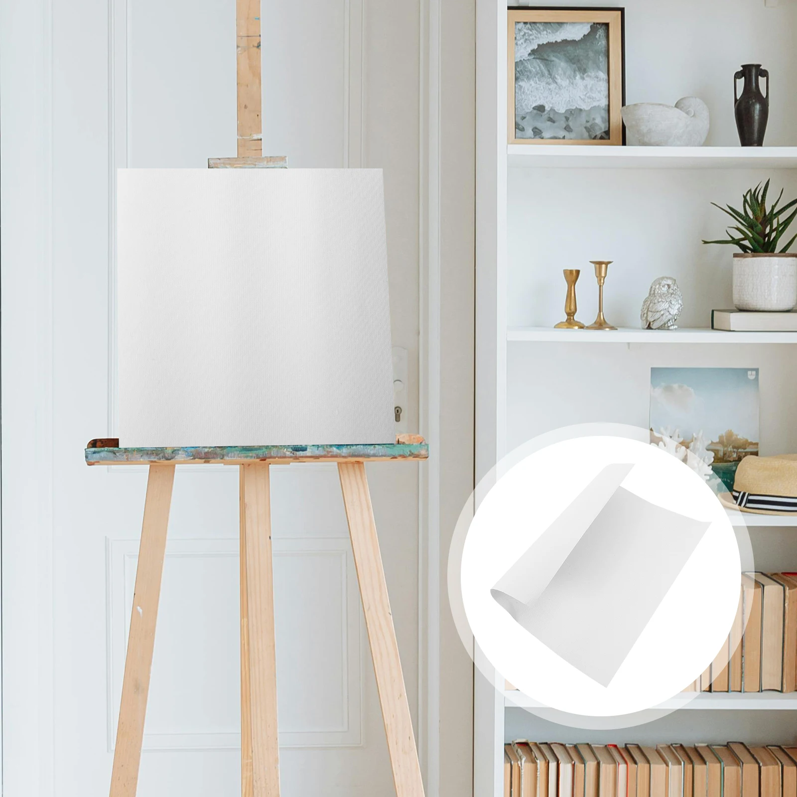

10 Pcs Oil Canvas Drawing Sheet Paint Pure Cotton Boards for Painting Blank Canvases