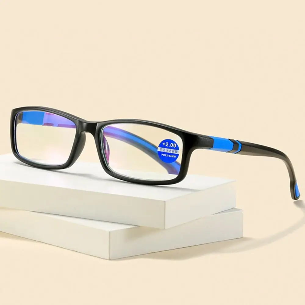 

Blue Ray Blocking Anti-Blue Light Reading Glasses Eye Protection TR90 Oblong Eyeglasses Sports Ultralight
