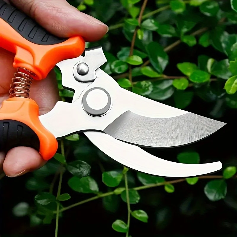 1 Professional Heavy-Duty Garden Pruning Shears, With Anti-Slip Grip - Suitable for Pruning Thick Branches of Trees, Floral Arra