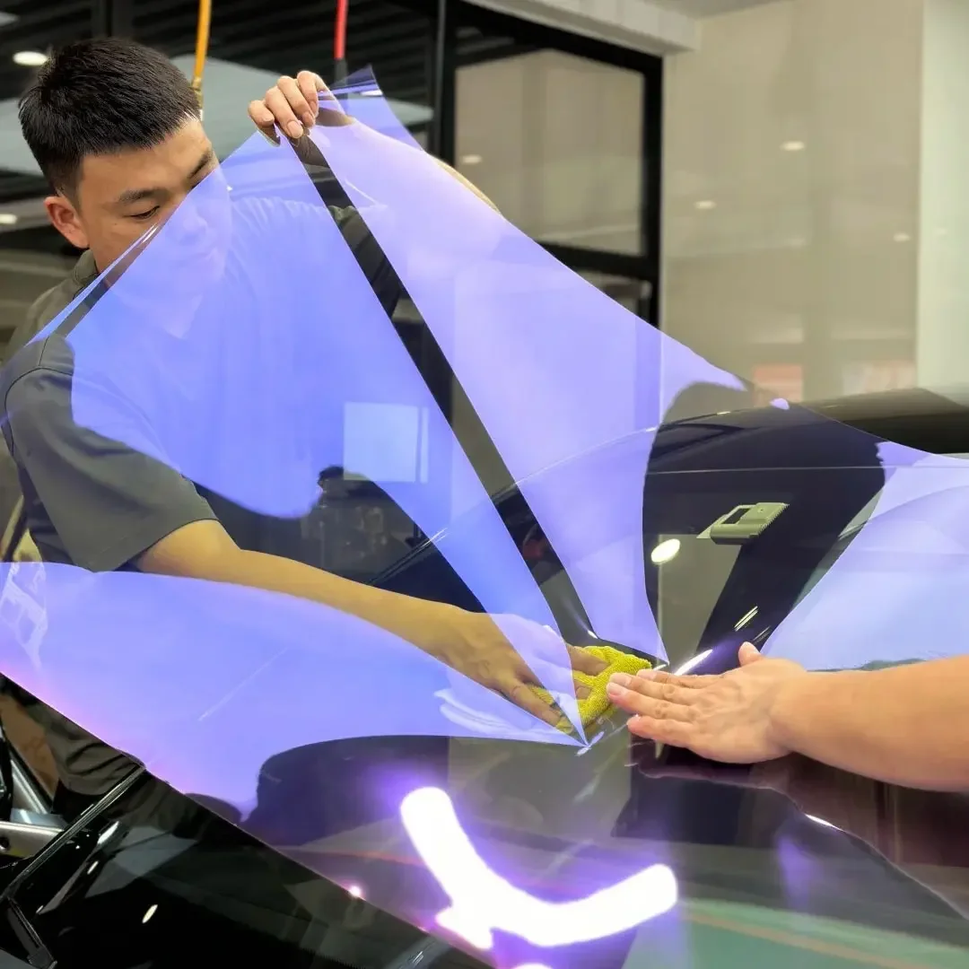 1mX6m VL70% Chameleon Purple High Definition Window Tint Film High Insulation UV Rejection Chameleon Tint Film For Car Windshied