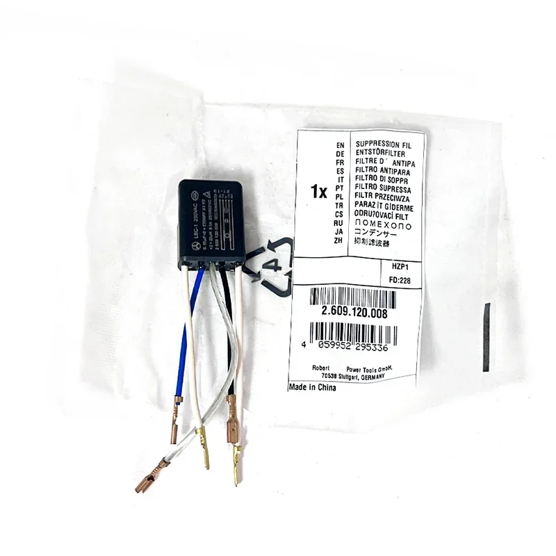 Capacitores Acessórios para Bosch, Máquinas De Corte Filtros, Peças Moedores, Ferramentas Elétricas Substituição, GWS8-100C, GWS8-125C