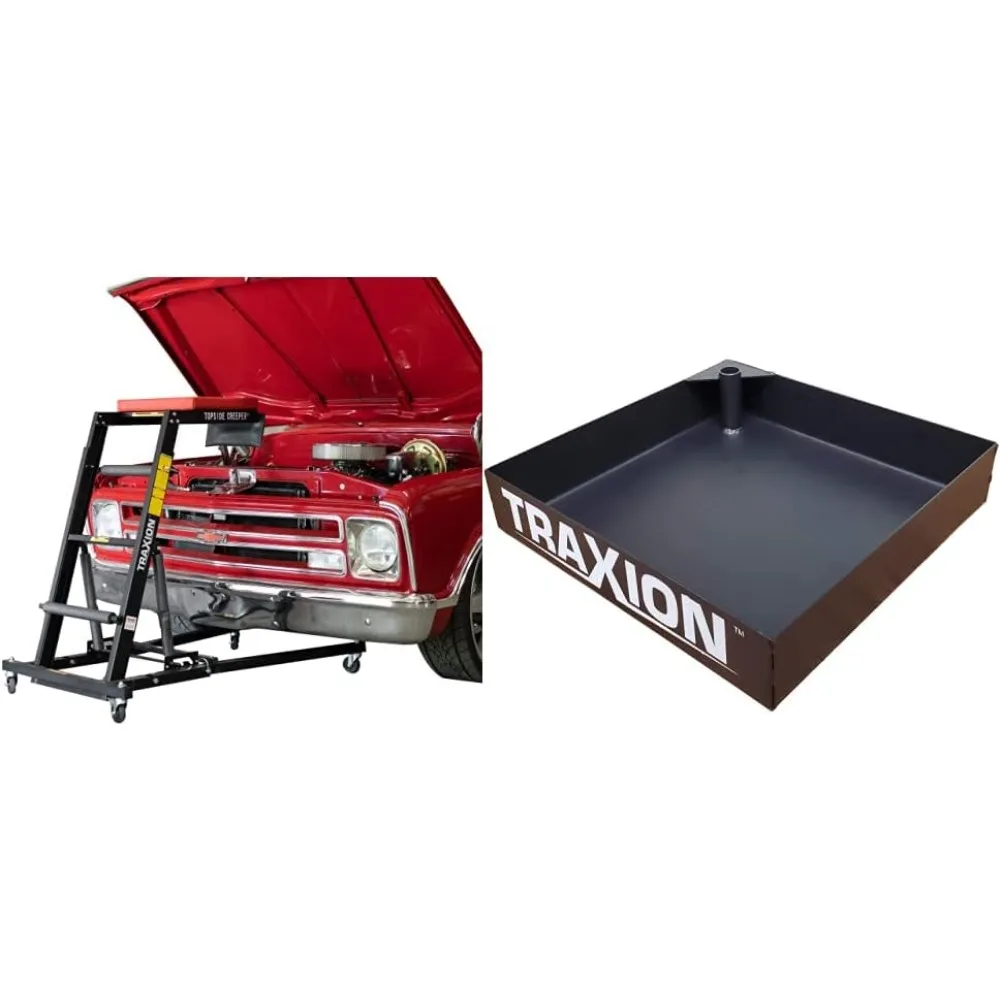 3-100 Foldable Topside Automotive Engine Creeper and Tool Tray