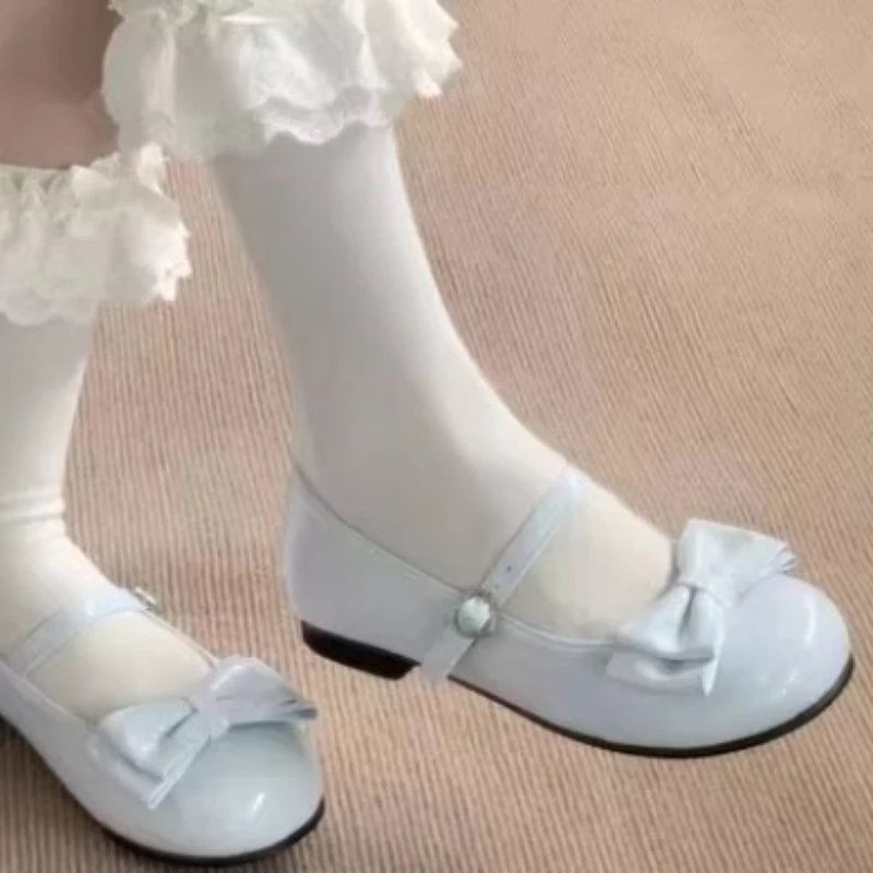 الفرنسية الحلو امرأة حذاء Springnew جولة الأحذية المسطحة أزياء ماري جين أحذية لطيف تنوعا النساء حذاء من الجلد أحذية كاجوال بسيطة