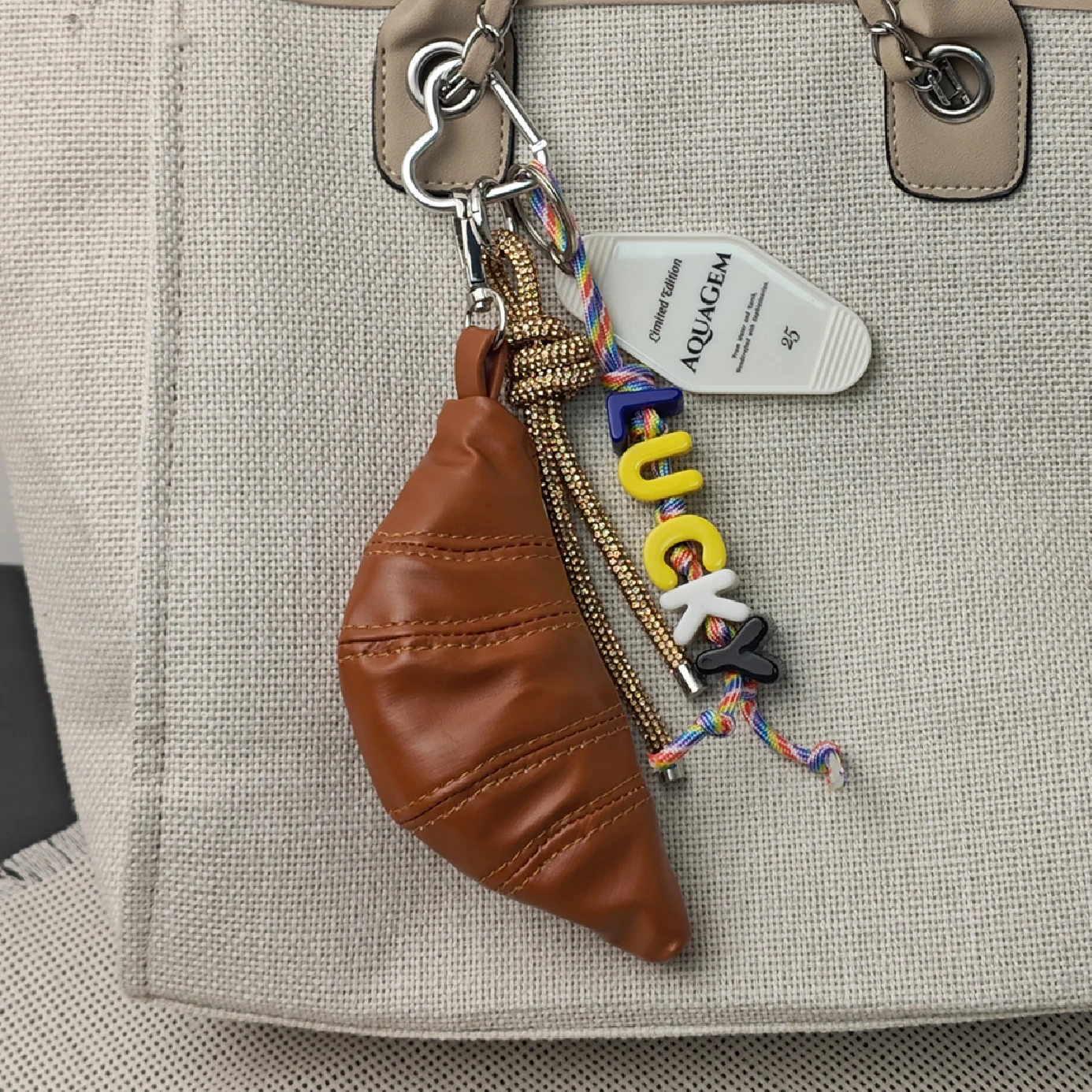 Fashion Ox Horn Bag Pendant Coin Purse Lucky Hanging Rope Exquisite Storage Functional Dumpling Bag Design Key Accessories Gift