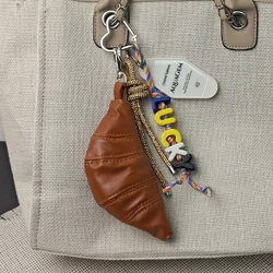 Fashion Ox Horn Bag Pendant Coin Purse Lucky Hanging Rope Exquisite Storage Functional Dumpling Bag Design Key Accessories Gift