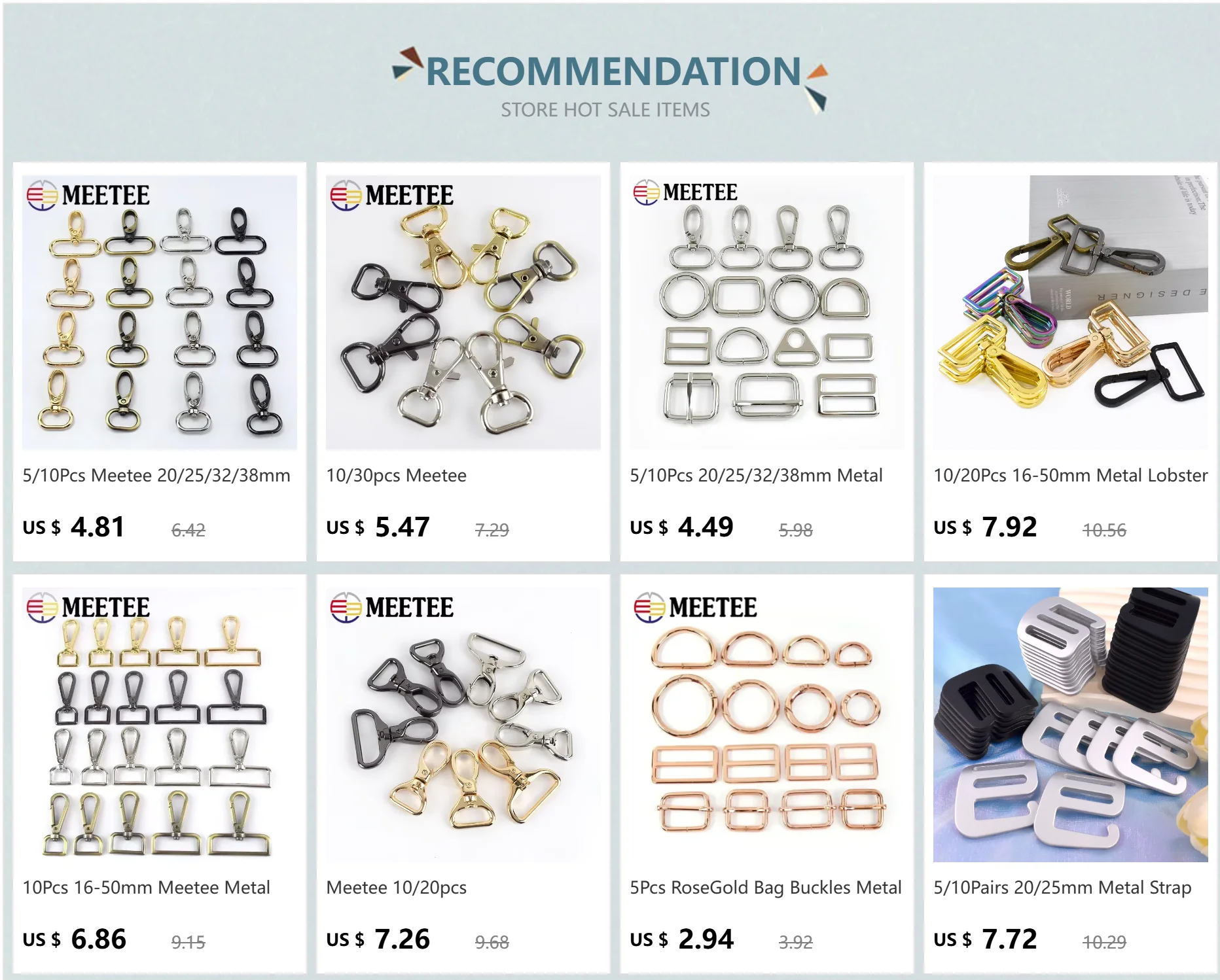 5/10/20 Stück Metallschnallen O-Ring Drehkarabinerverschluss für Taschengurt Handtasche Carbiner Clip Karabinerhaken DIY Hardware-Zubehör – Detail 1