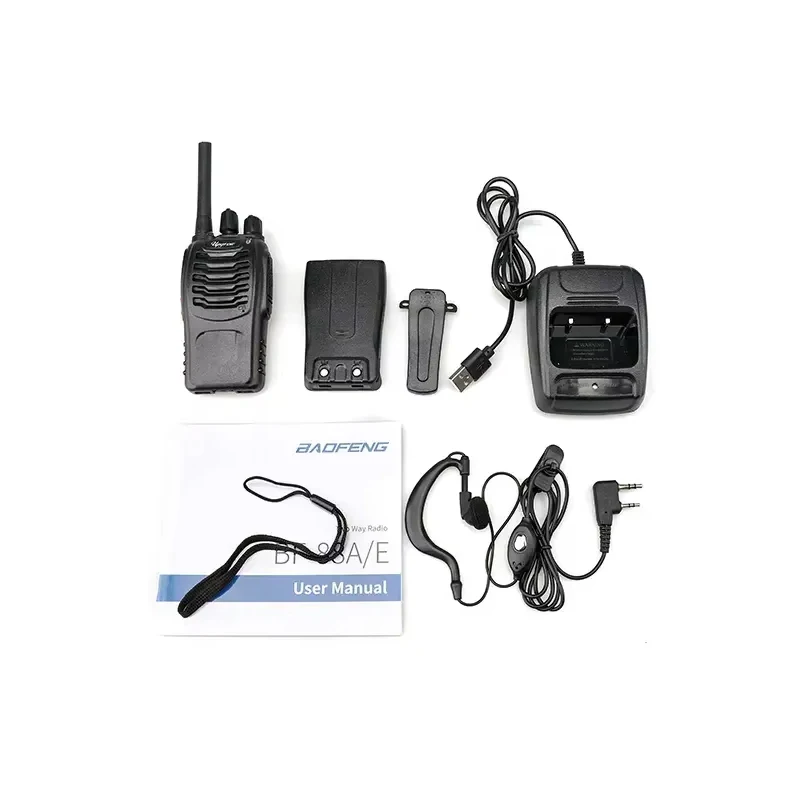 2/4/6 قطعة Baofeng BF-88E الأصلي Baofeng 5 واط لاسلكي 10 كجم الاتصالات لمسافات طويلة الاستعداد طويل اتجاهين رحلة الطريق