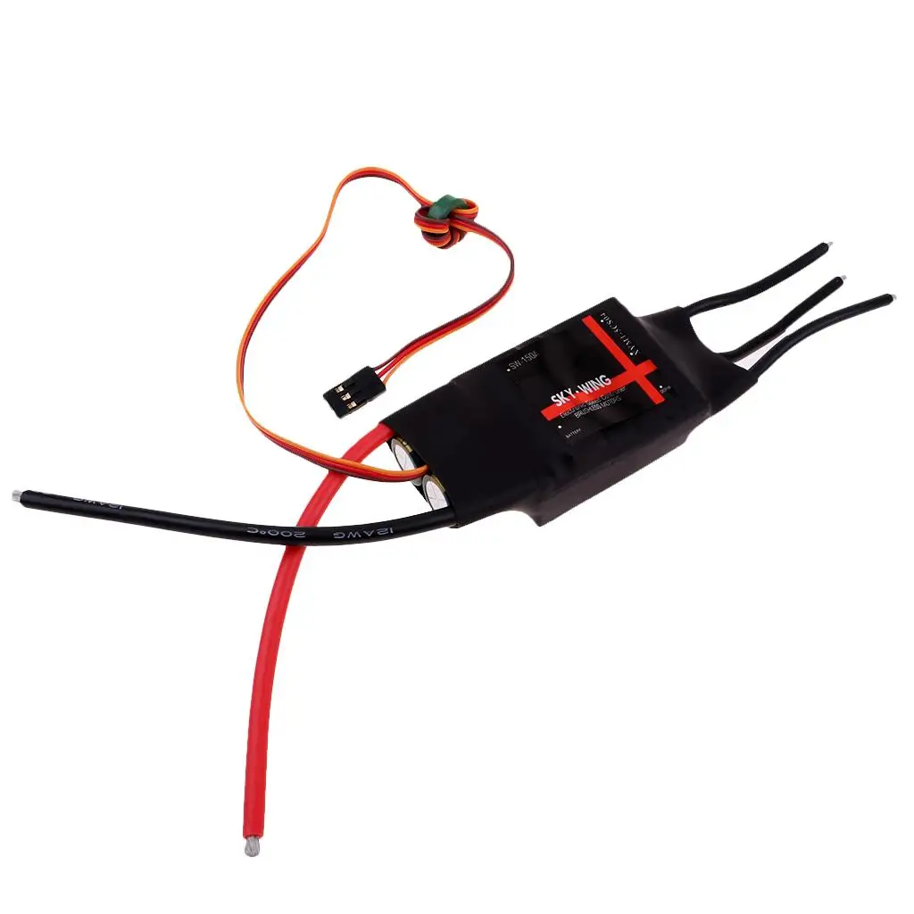 Remote Control Aircraft Speed Control 150A ESC Programmable with Safe Arming for RC Plane Helicopter
