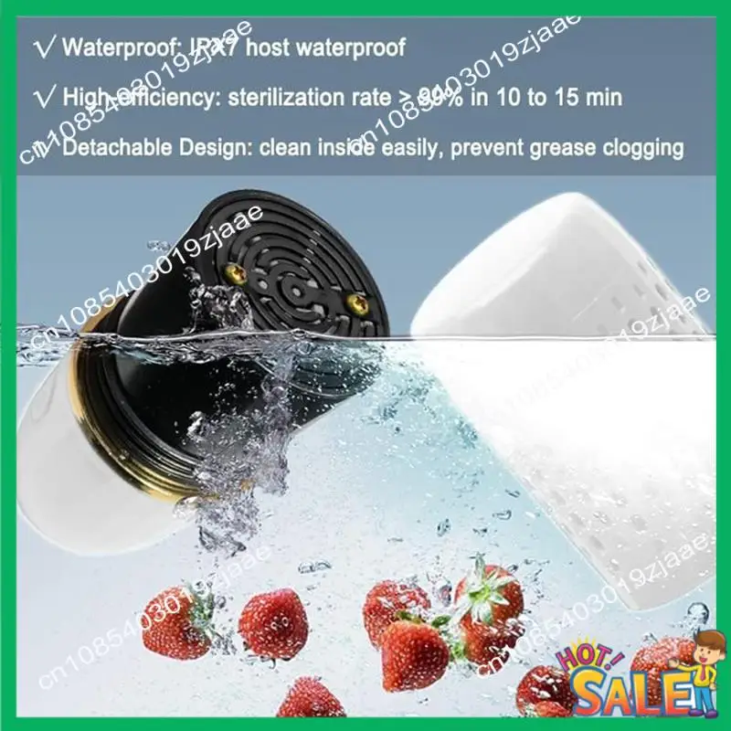 

Новое поступление, очиститель для фруктов и овощей, перезаряжаемая чистящая машина для овощей и фруктов, портативный мини-очиститель для еды, белый