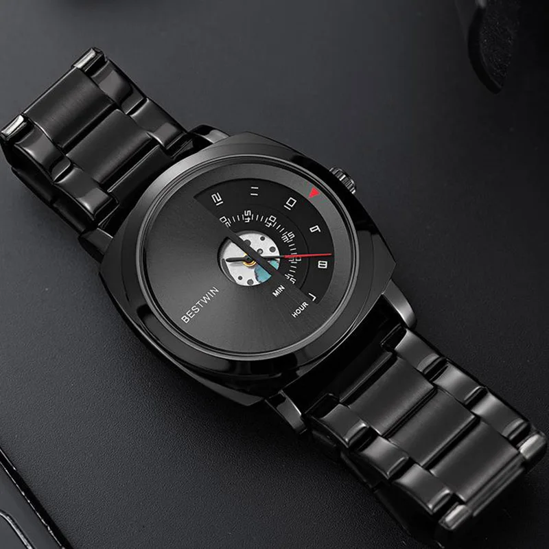 Top Brand Business Men Quartz Watches Dress Mens Watch Waterproof Creative Design Dial Relogio Masculino Montre Homme Dropship