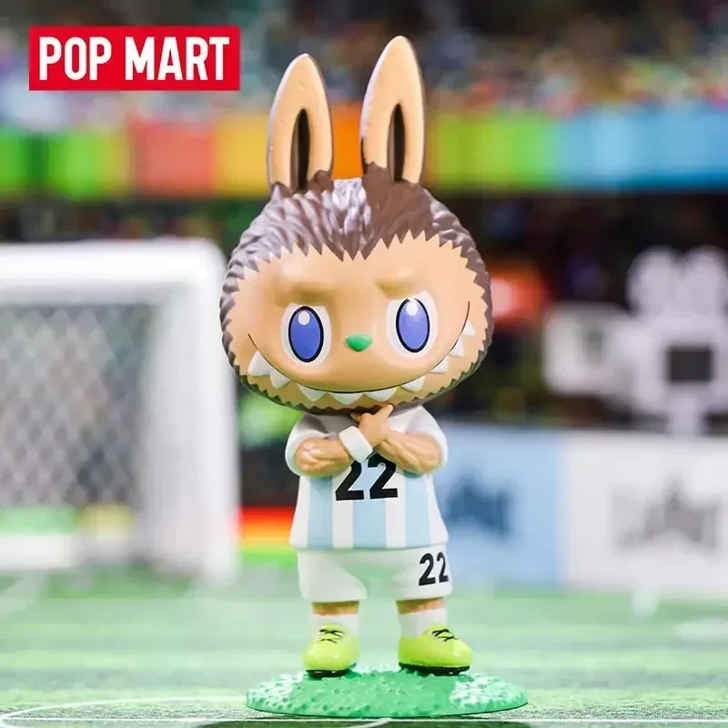 Pop Mart LABUBU ASOCIACION DEL FUTBOL ARGENTINO Serie Blind Box Mystery Box Guess Bag Spielzeug Puppe Niedliche Anime Figur