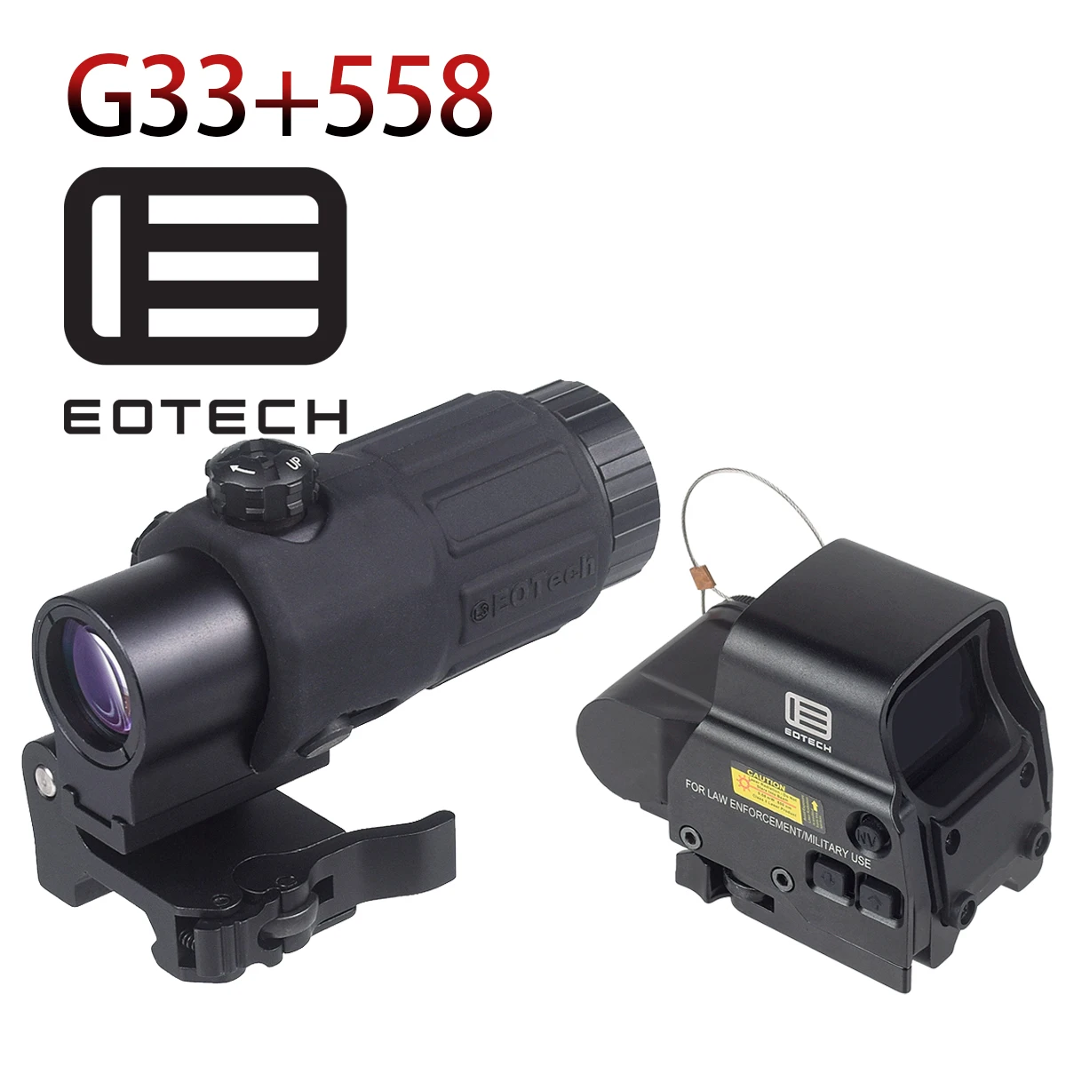 EOTECH G43 G33 G45 3X 5X Vergrotingsscoop EOTECH 558 Holografische Collimator Red Dot Sight 20mm Rail Jacht Airsoft Optiek Scope