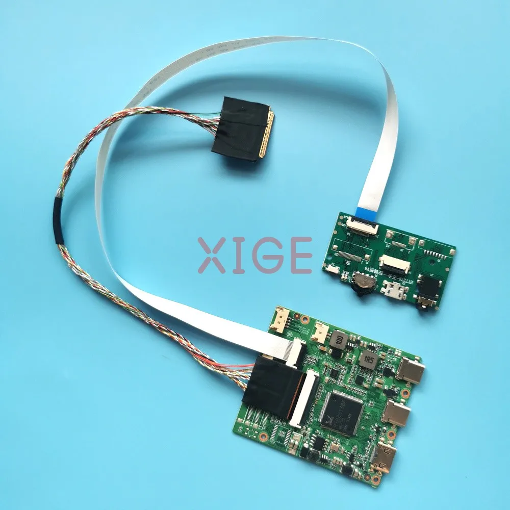 Fit B156XTN04.2 B156XTN04.3 WLED Driver Controller Board 40-Pin LVDS Kit DIY Laptop Monitor USB Micro 1366*768 TYPE-C Mini-HDMI