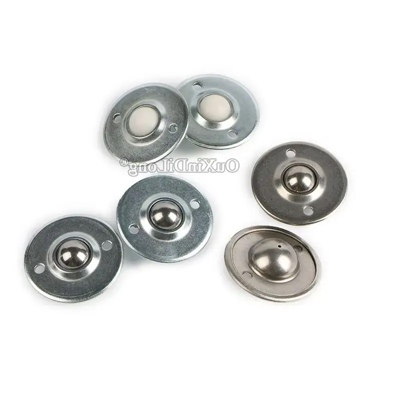 Durable 10PCS Universal Ball Transfer Unit 304 Stainless Steel/Steel/Nylon Ball Bearing Bull Eye Wheels Conveyor Rollers Sliders
