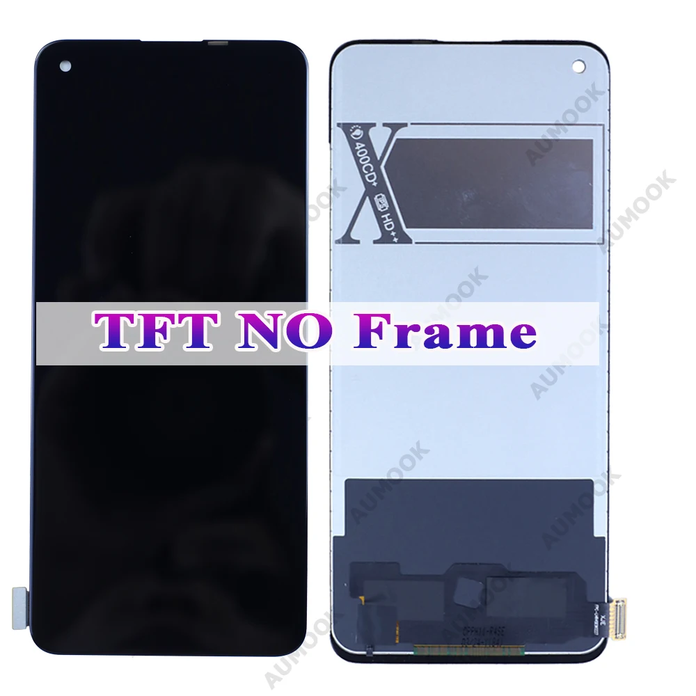Display LCD AGCUT Per Oppo A74 4G CHP2219 Con Touch Screen E Kit Di Riparazione, Sostituzione Schermo Nero Senza Impronte - 4