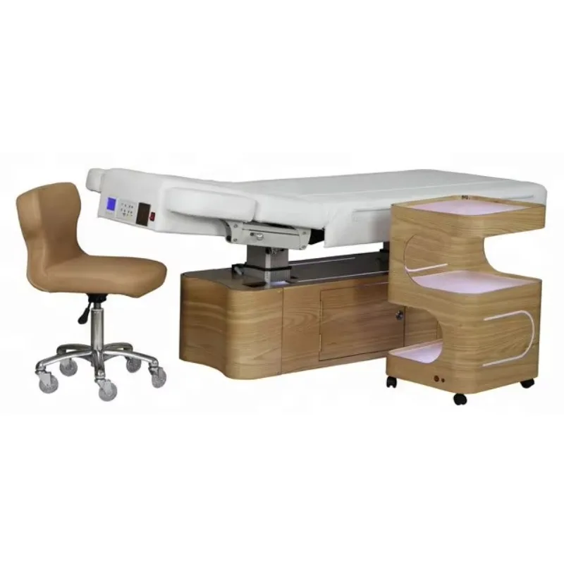 Electric Lift Heating Beauty Spa Bed With Music Massage Bed for Sale