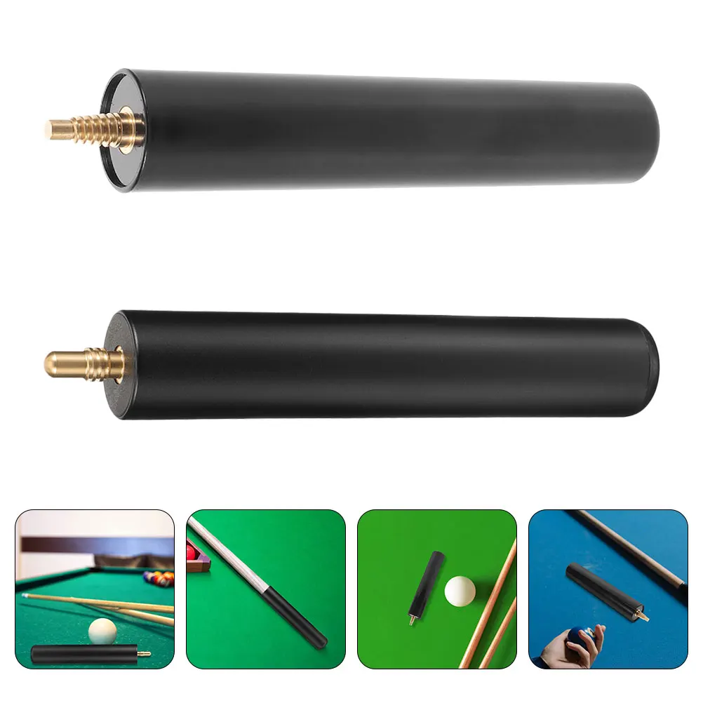 

2 Pcs Pool Cue Extender Billiards Extension Pole Rod Stick Accessories Billards Lengthening Table