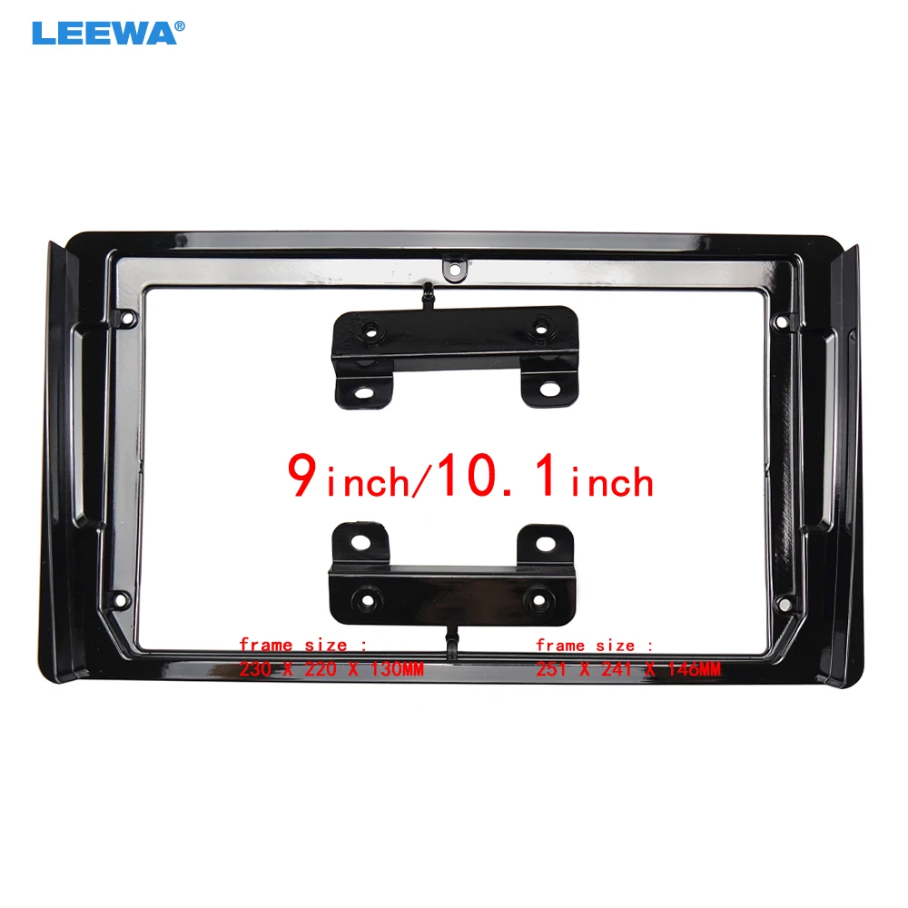 

LEEWA Car Audio 9 "/10,1" большой экран приборной панели, комплект рамки, адаптер для Toyota Highlander Crown Kluger (2021) рама приборной панели