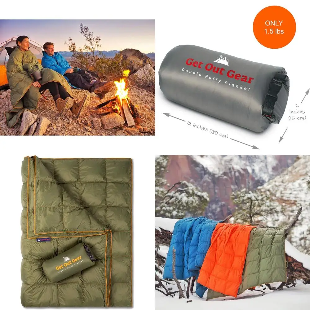 

Ультралегкое, компактное и очень мягкое одеяло для кемпинга – теплое, водоотталкивающее, для активного отдыха, путешествий, стадионов, пляжа, гамака