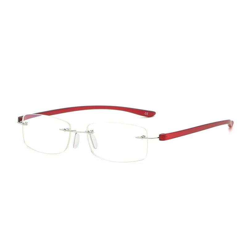 Randlose Lesebrille blaues Licht blockiert tr90 rahmenlose Brillen Presbyopie Spektakel mit Dioptrien 0.75 125 175 225 275 325 – Detail 10