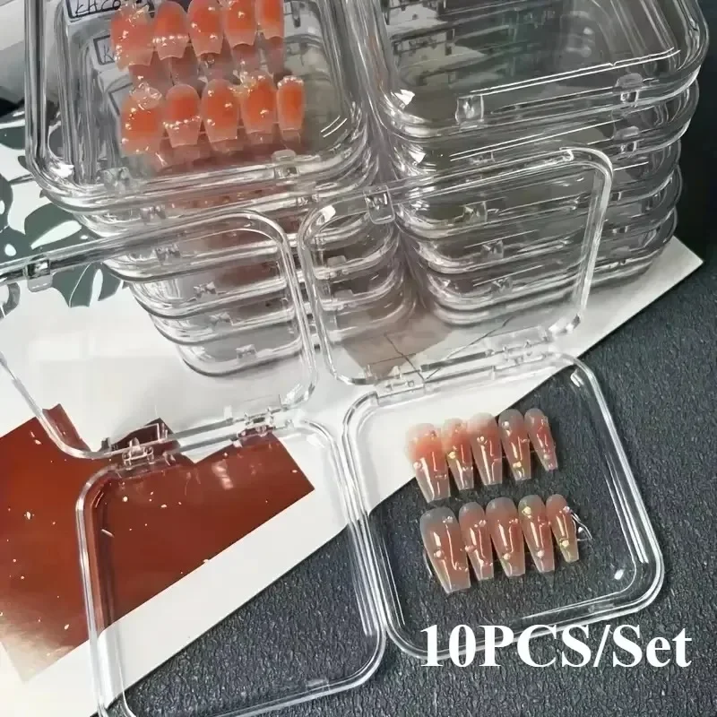 Press-On Nail Storage Acrylic Boxes