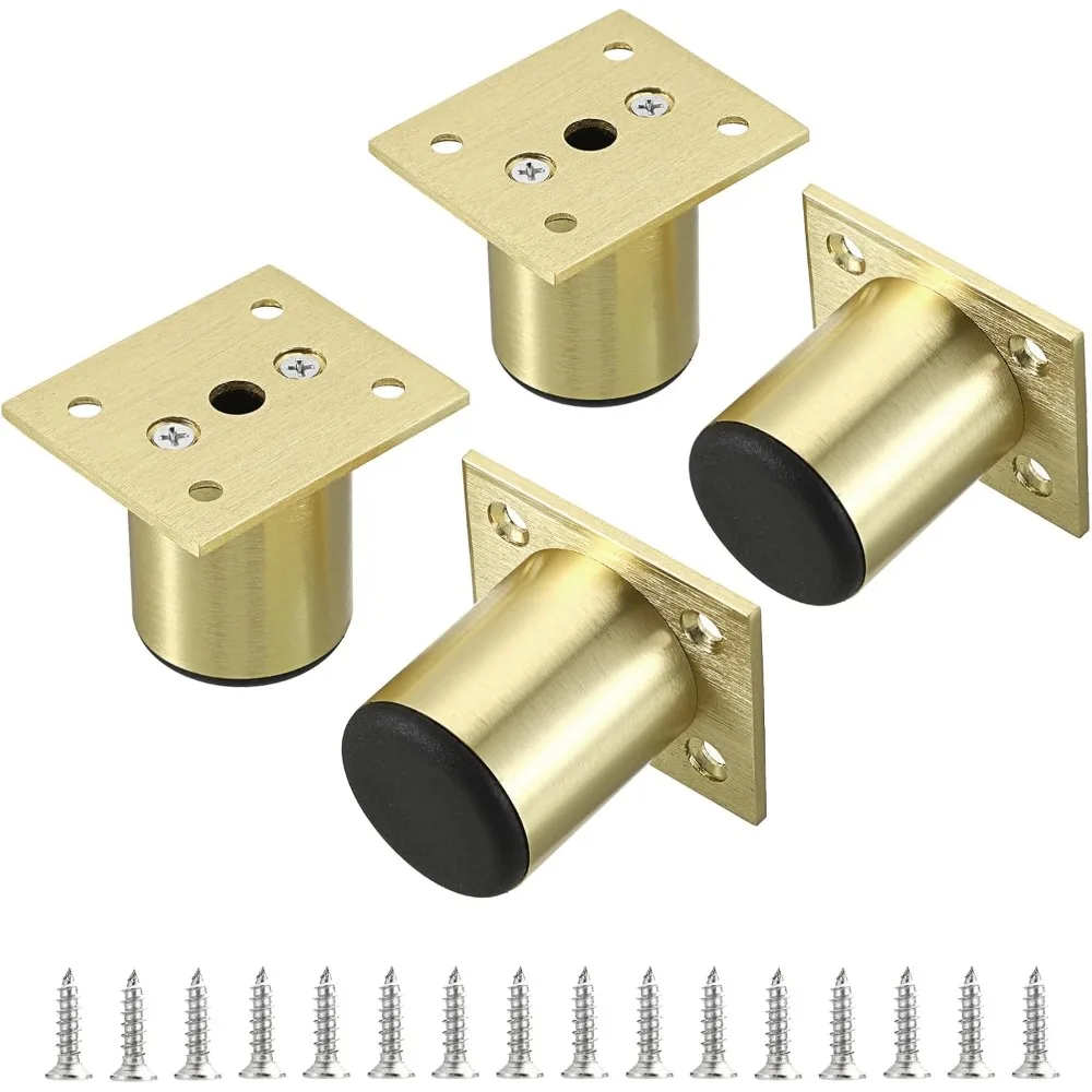 

4PCS Aluminium Alloy Furniture Legs - Round Adjustable Sofa Legs Furniture Cabinet Legs, 2 Inch Funiture Feet for Cabin