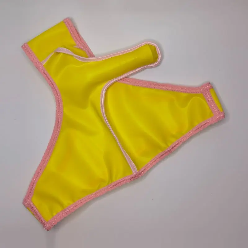 مثير الرجال اللاتكس ملخصات طويلة JJ غمد الملابس الداخلية المطاط الملابس الداخلية لعب الأدوار Underpant ليلة كلوبوير مثلي الجنس الوثن